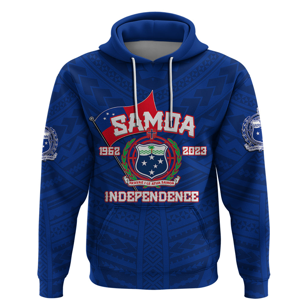 Samoa Independence Hoodie 2023 Blue Style LT6