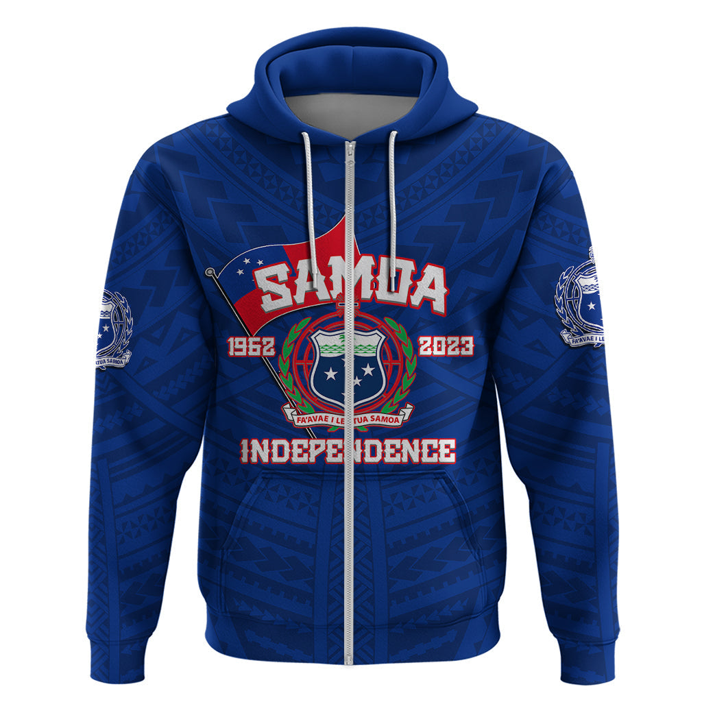Samoa Independence Hoodie 2023 Blue Style LT6