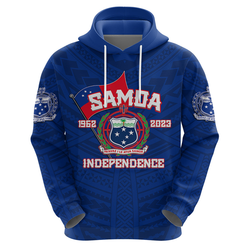 Samoa Independence Hoodie 2023 Blue Style LT6