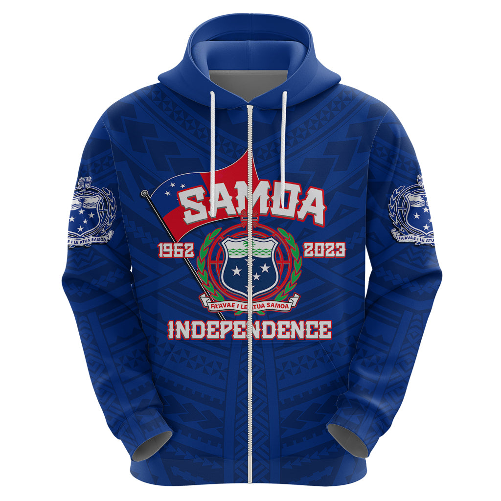 Samoa Independence Hoodie 2023 Blue Style LT6