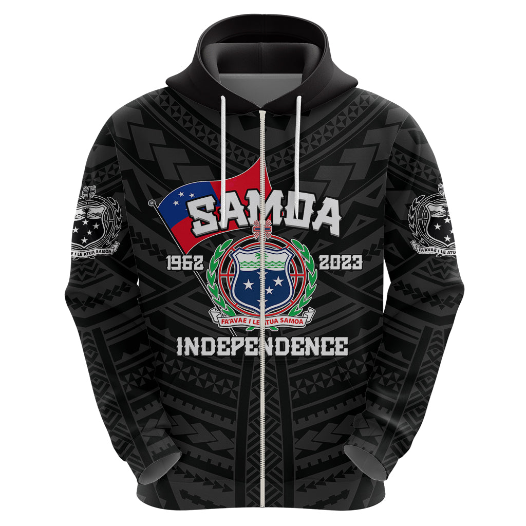 Samoa Independence Hoodie 2023 Black Style LT6
