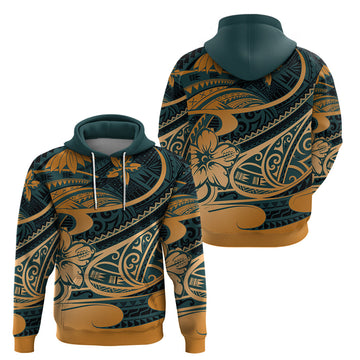 Polynesian Tribal Hoodie LT6