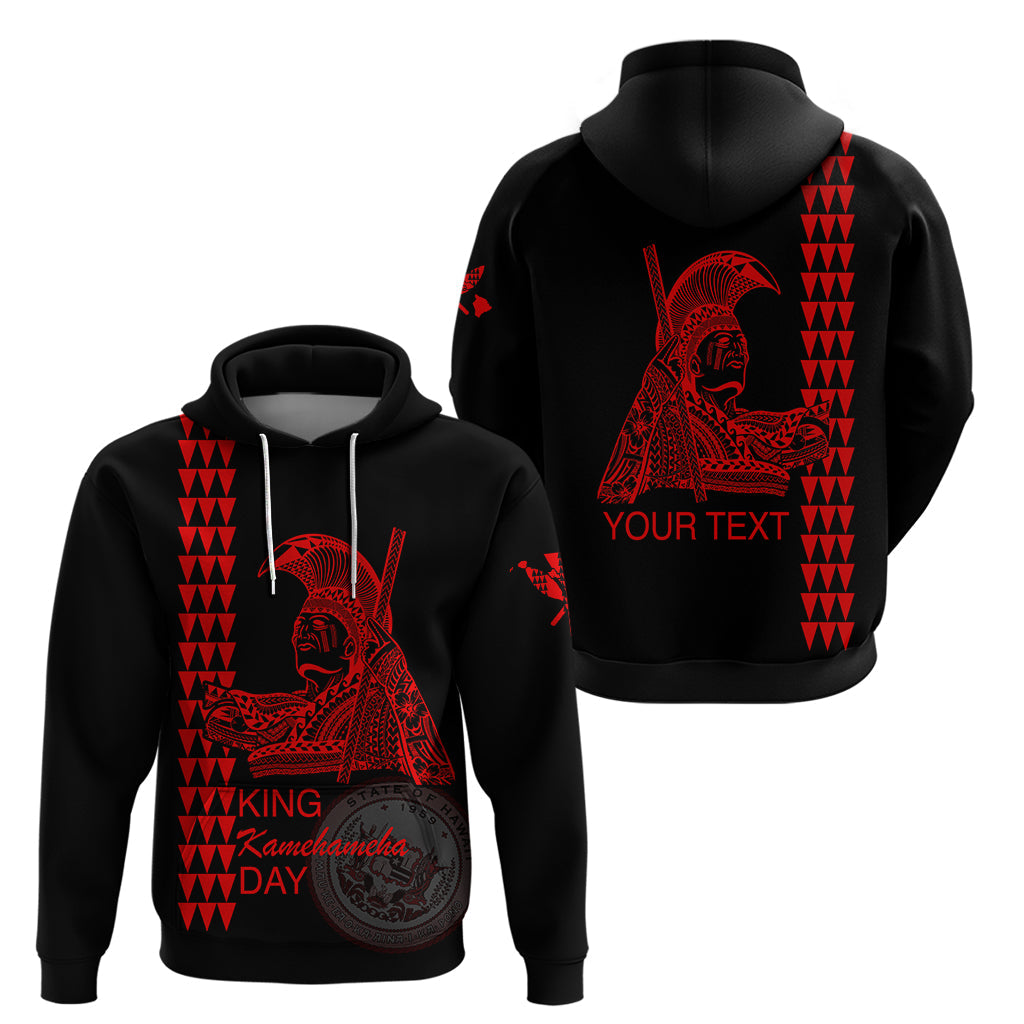 Custom Hawaii Hoodie King Kamehameha Day - Red LT6