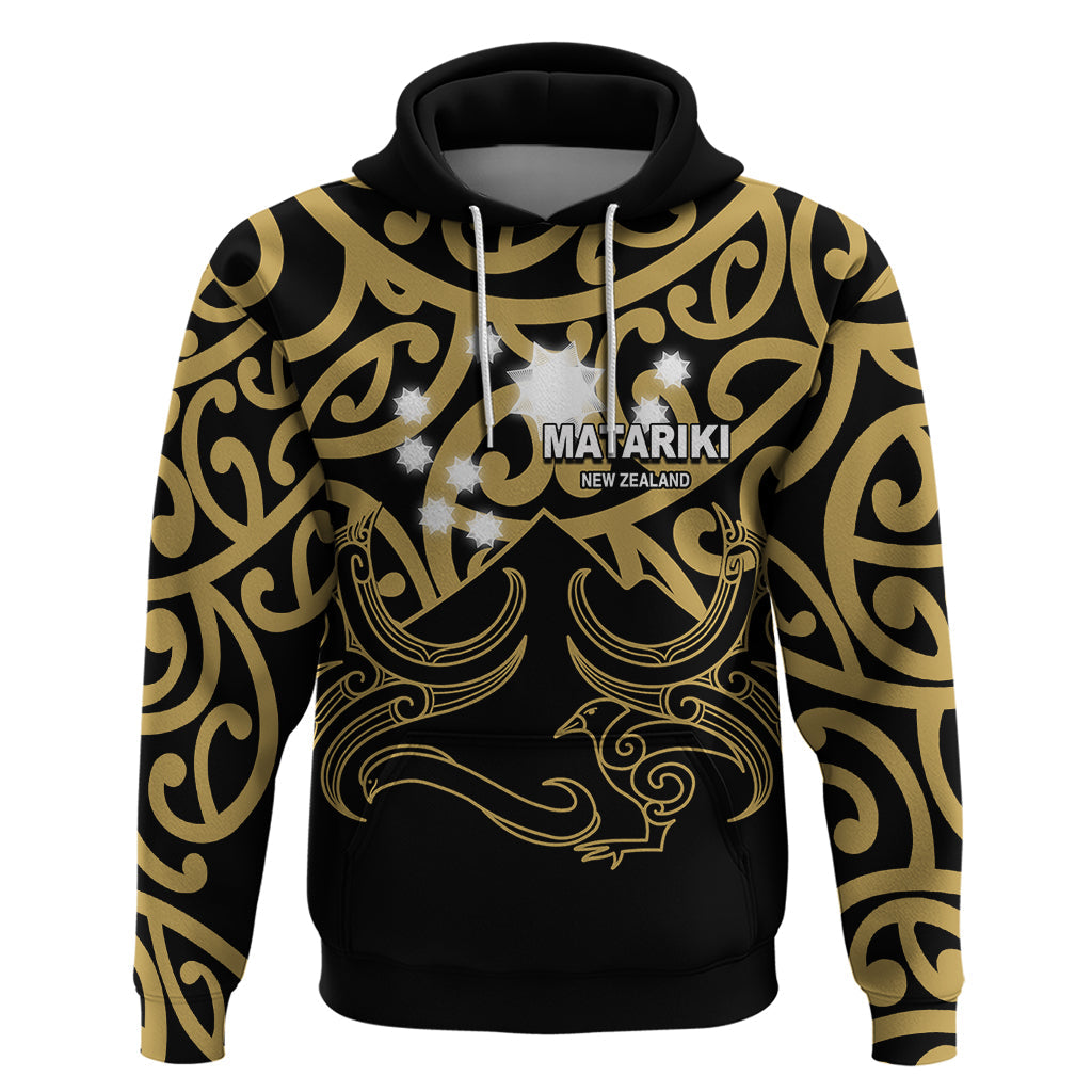Matariki New Zealand Hoodie Maori New Year Gold LT6