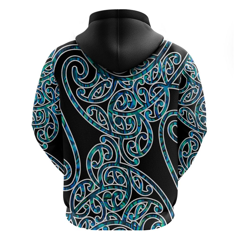 New Zealand Hoodie Maori Pattern Papua Shell LT6