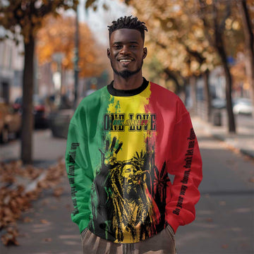 Legend Bob Personalized Sweatshirt Reggae Grunge LT7