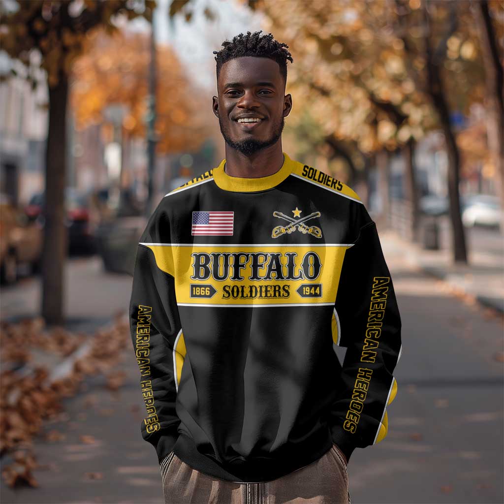 Personalised Buffalo Soldiers Sweatshirt History of Heroes LT7