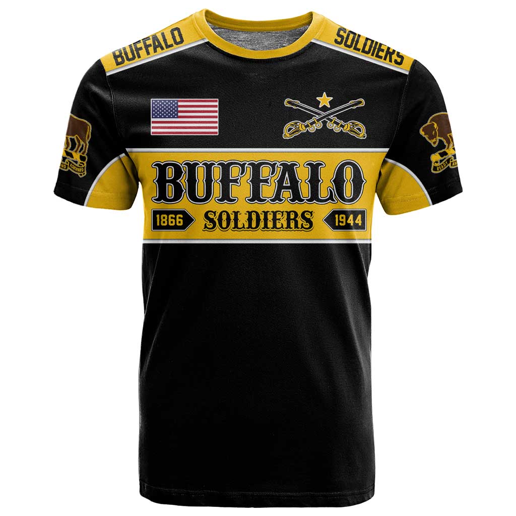 Personalised Buffalo Soldiers T shirt History of Heroes LT7
