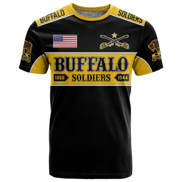 Personalised Buffalo Soldiers T shirt History of Heroes LT7