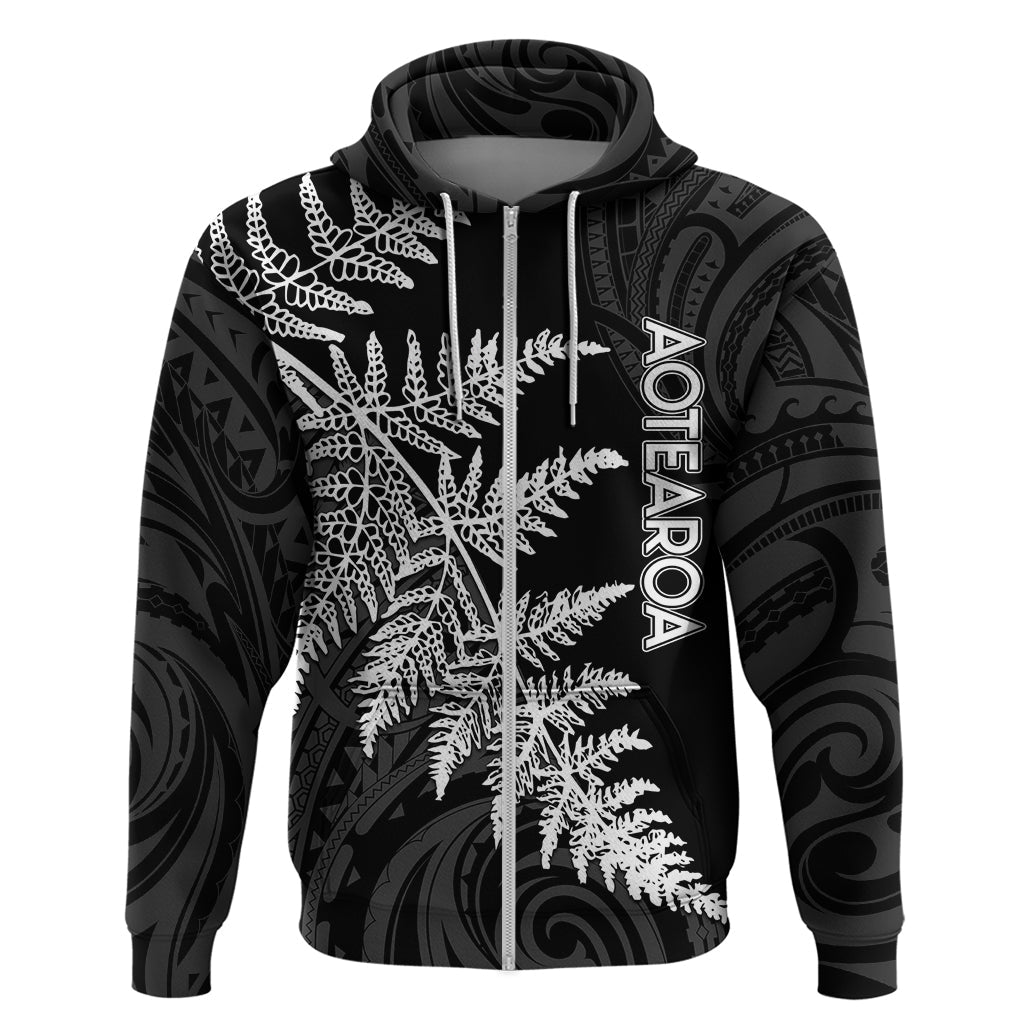 Personalised New Zealand Rugby Hoodie World Cup 2023 Silver Fern Champions LT7