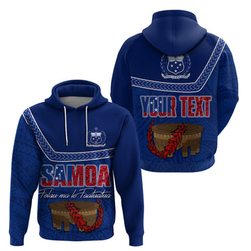 Custom Samoa Independence Day Hoodie Kava And Ula Fala - Sail With Faith LT7