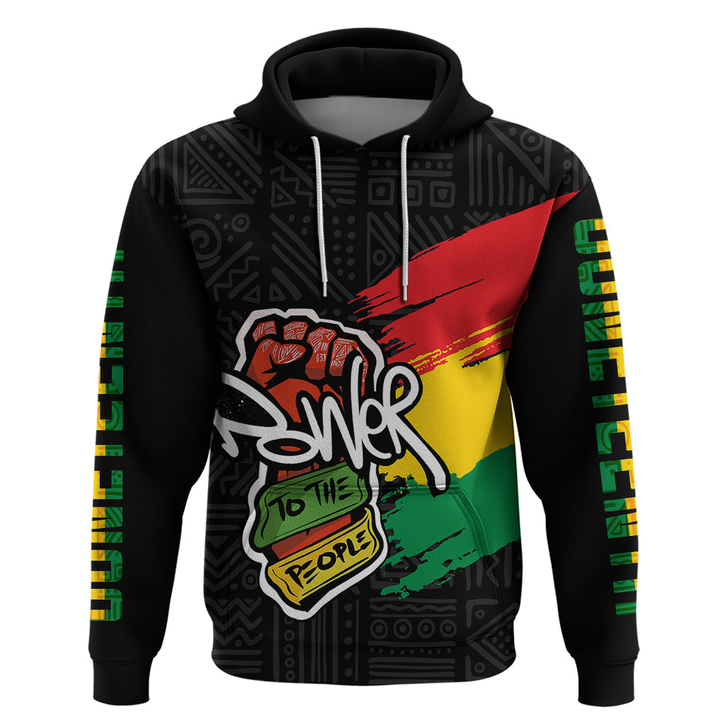 Juneteenth Hoodie Power To The People LT7
