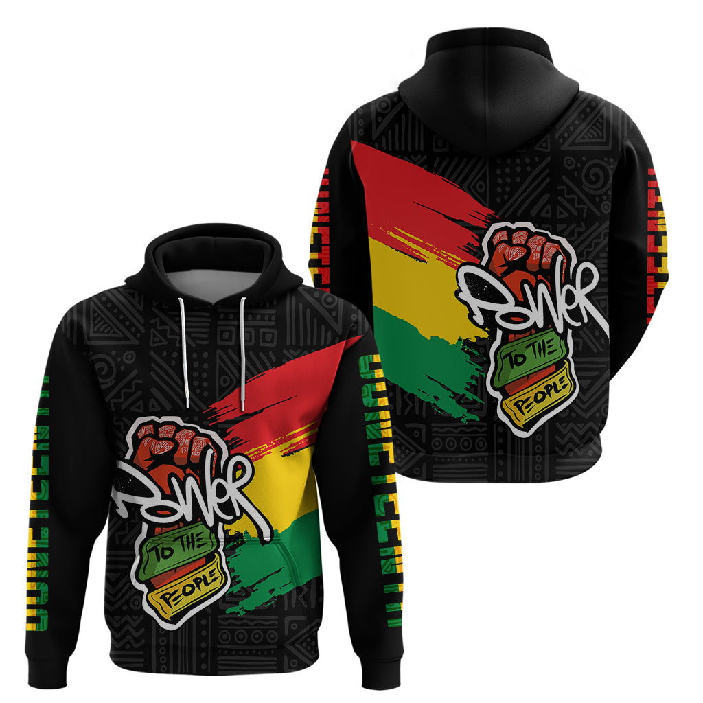 Juneteenth Hoodie Power To The People LT7