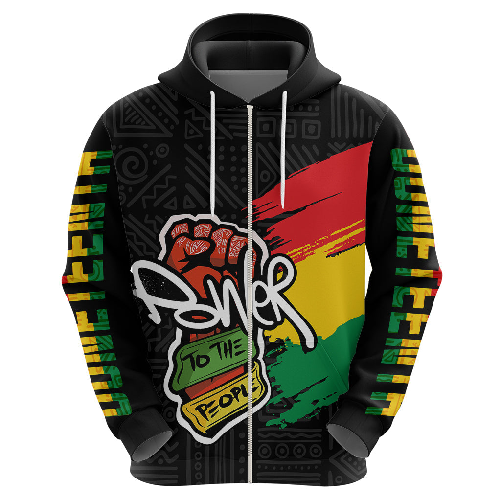 Juneteenth Hoodie Power To The People LT7