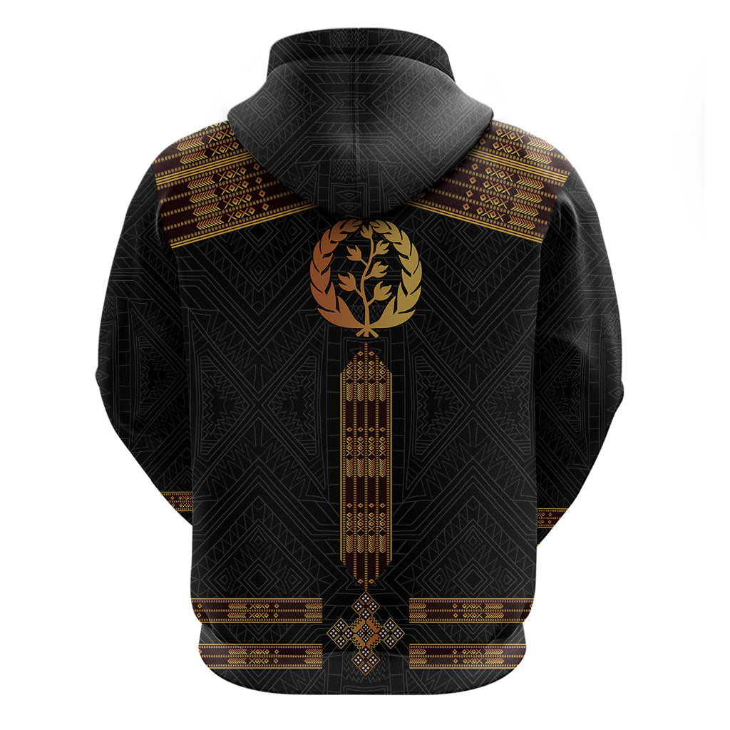 Eritrea Hoodie Tilet Habesha Style Black LT7