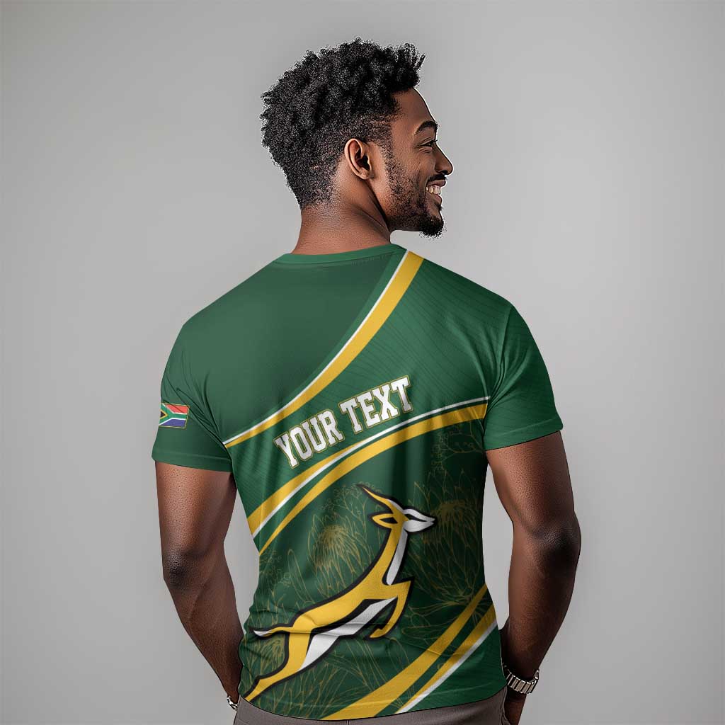 South Africa Rugby Personalized Bokke T shirt Springboks - Stronger Together LT7