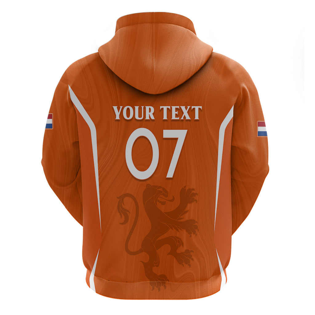 Personalised Netherlands Football Hoodie Lionesses World Cup 2023 LT7