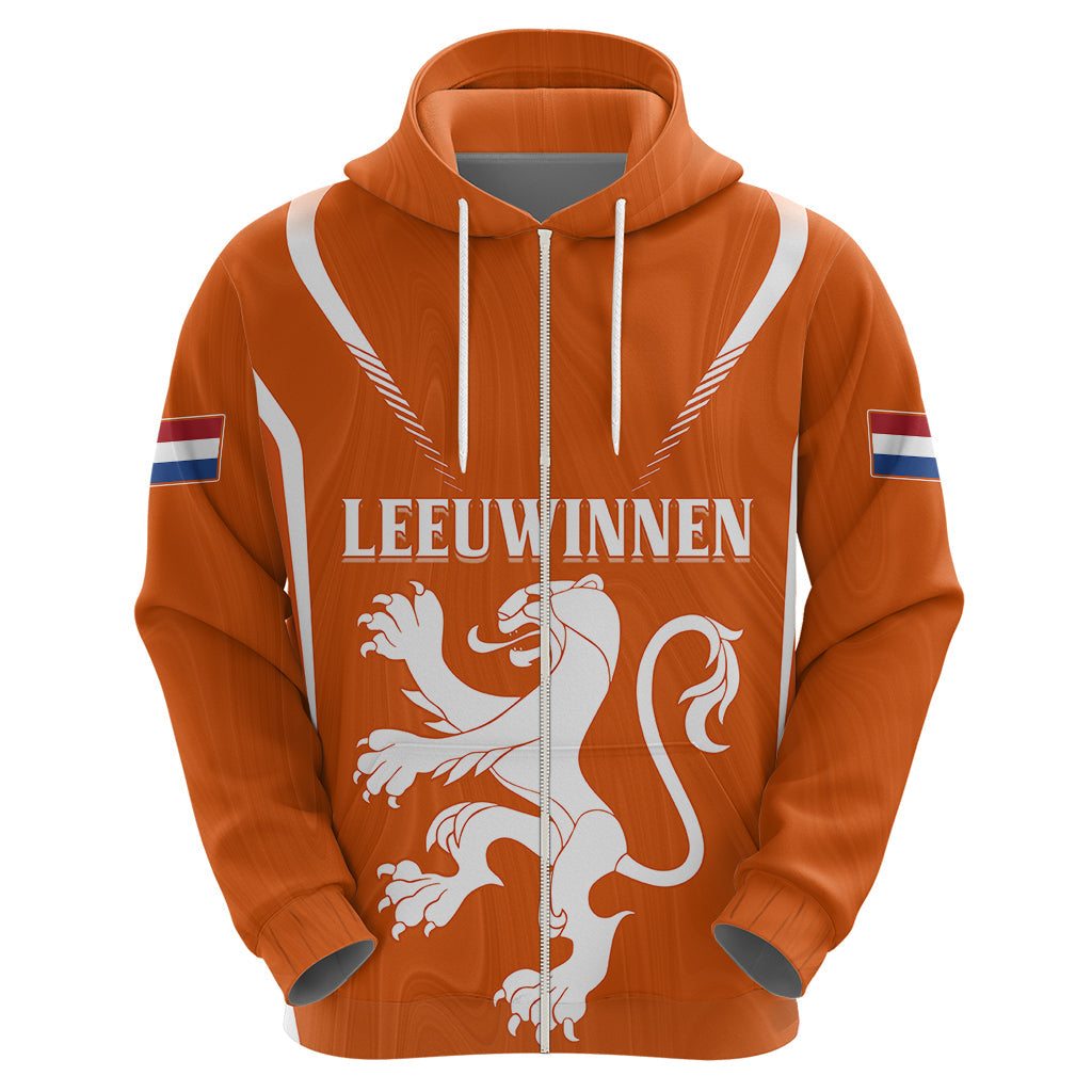 Personalised Netherlands Football Hoodie Lionesses World Cup 2023 LT7