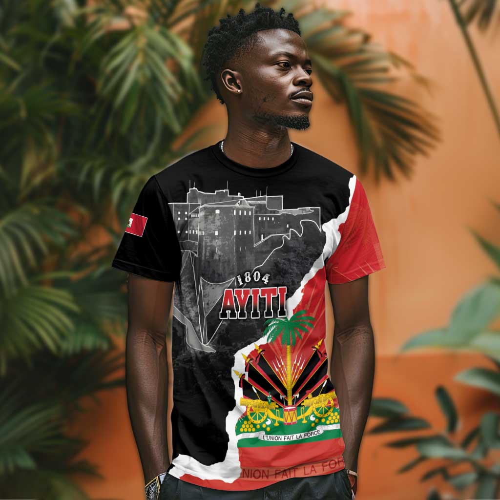 Personalized Haiti First Black Republic 1804 T shirt Ayiti Citadel Laferriere LT7