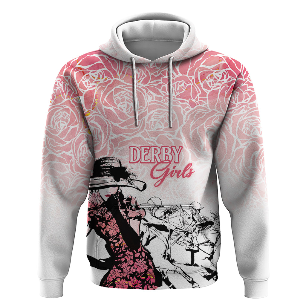 Kentucky Horse Racing Hoodie Derby Girls Pink Out LT7