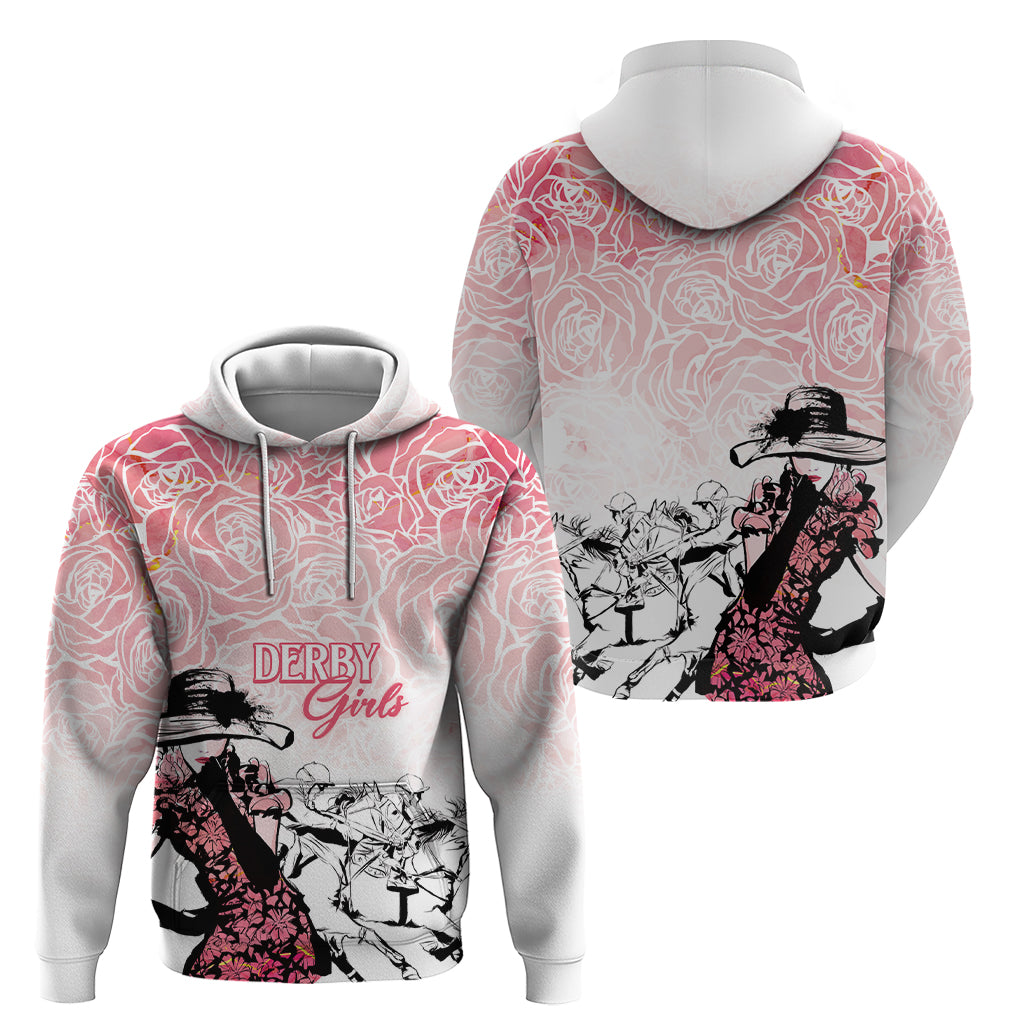 Kentucky Horse Racing Hoodie Derby Girls Pink Out LT7
