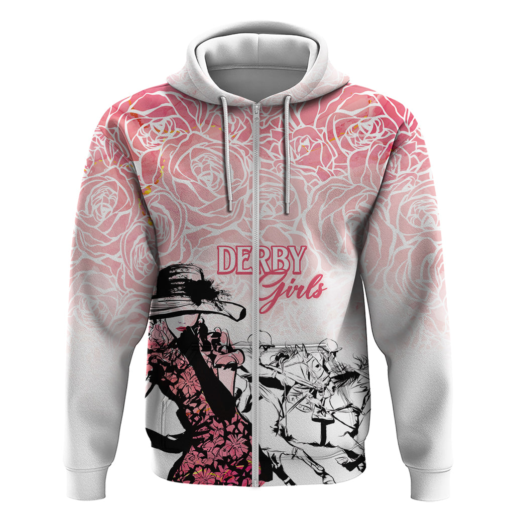 Kentucky Horse Racing Hoodie Derby Girls Pink Out LT7