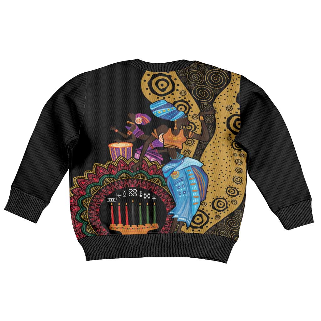 Happy Kwanzaa African Kid Ugly Christmas Sweater Tribal Dance LT7