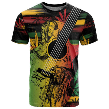 Personalised Afro Reggae T shirt Soul of Music Sketch Style LT7