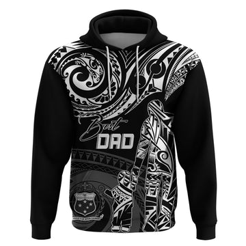 Personalised Father's Day Samoa Hoodie Polynesian Dad & Kid LT7