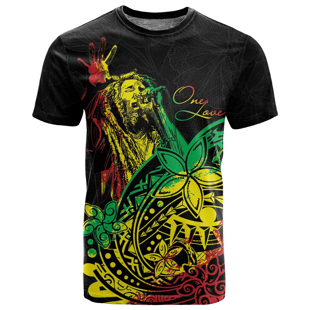 Personalised Jawaiian Reggae T shirt Afro-Polynesian Style LT7