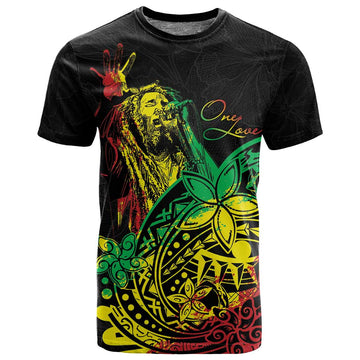 Personalised Jawaiian Reggae T shirt Afro-Polynesian Style LT7