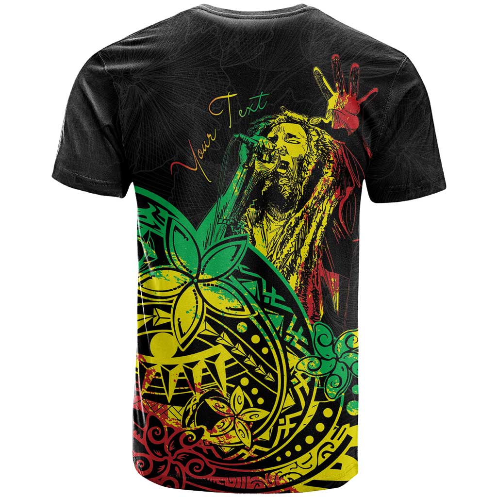 Personalised Jawaiian Reggae T shirt Afro-Polynesian Style LT7