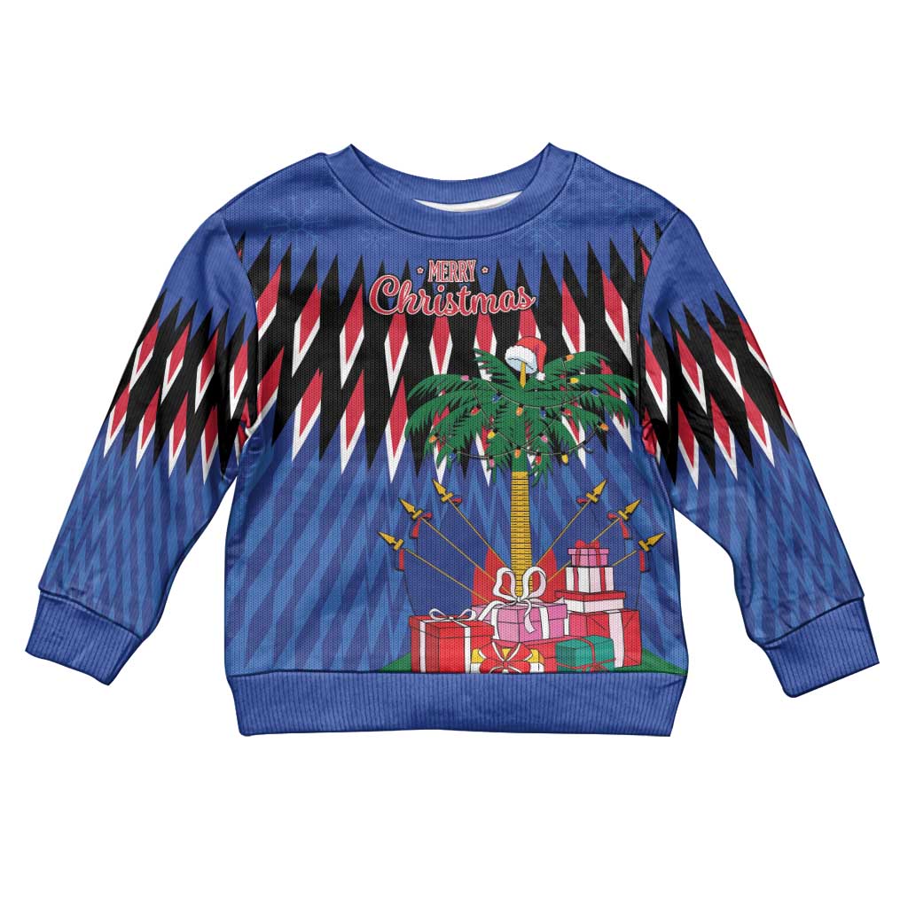 Haiti Afro Christmas Kid Ugly Christmas Sweater Festive Vibes LT7