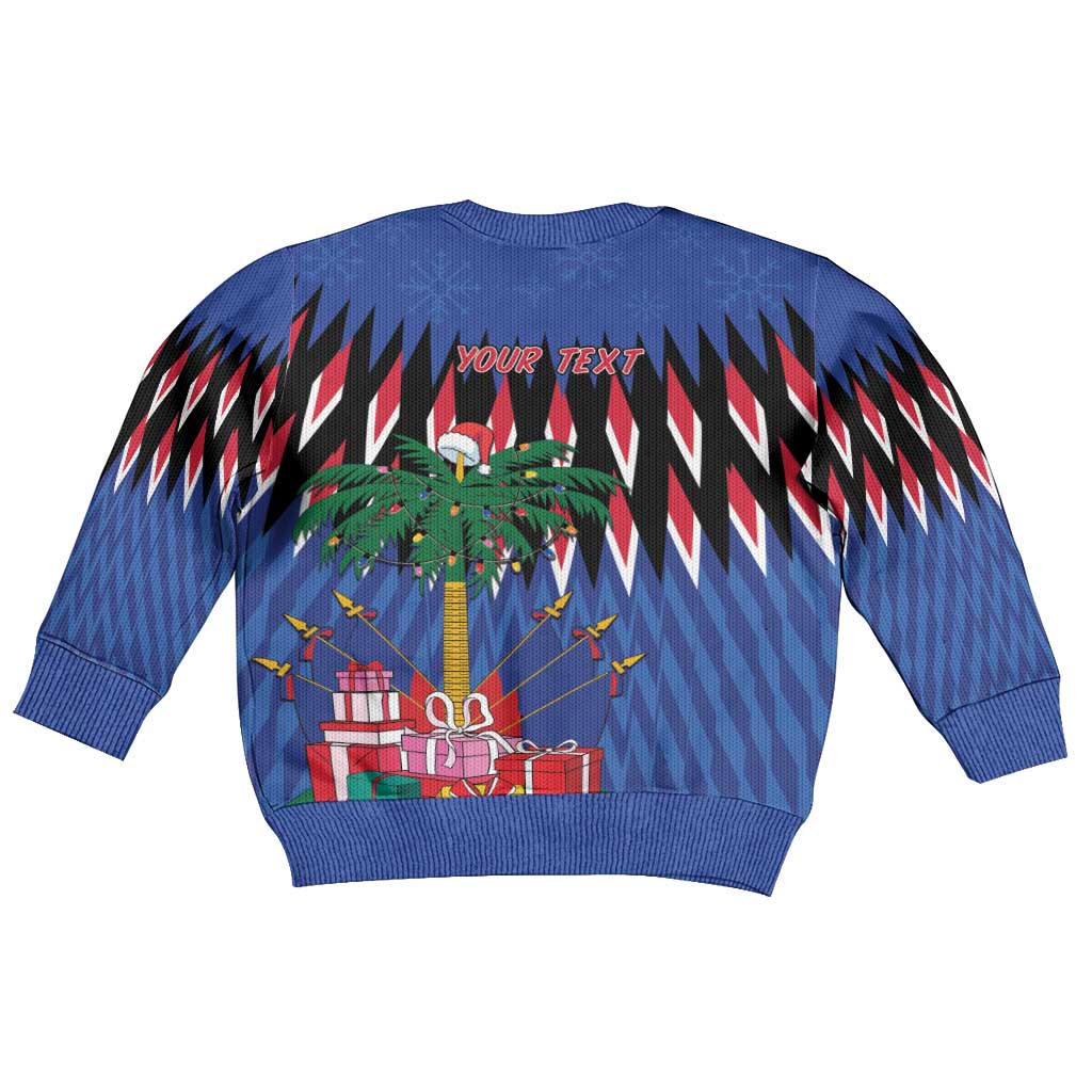 Haiti Afro Christmas Kid Ugly Christmas Sweater Festive Vibes LT7