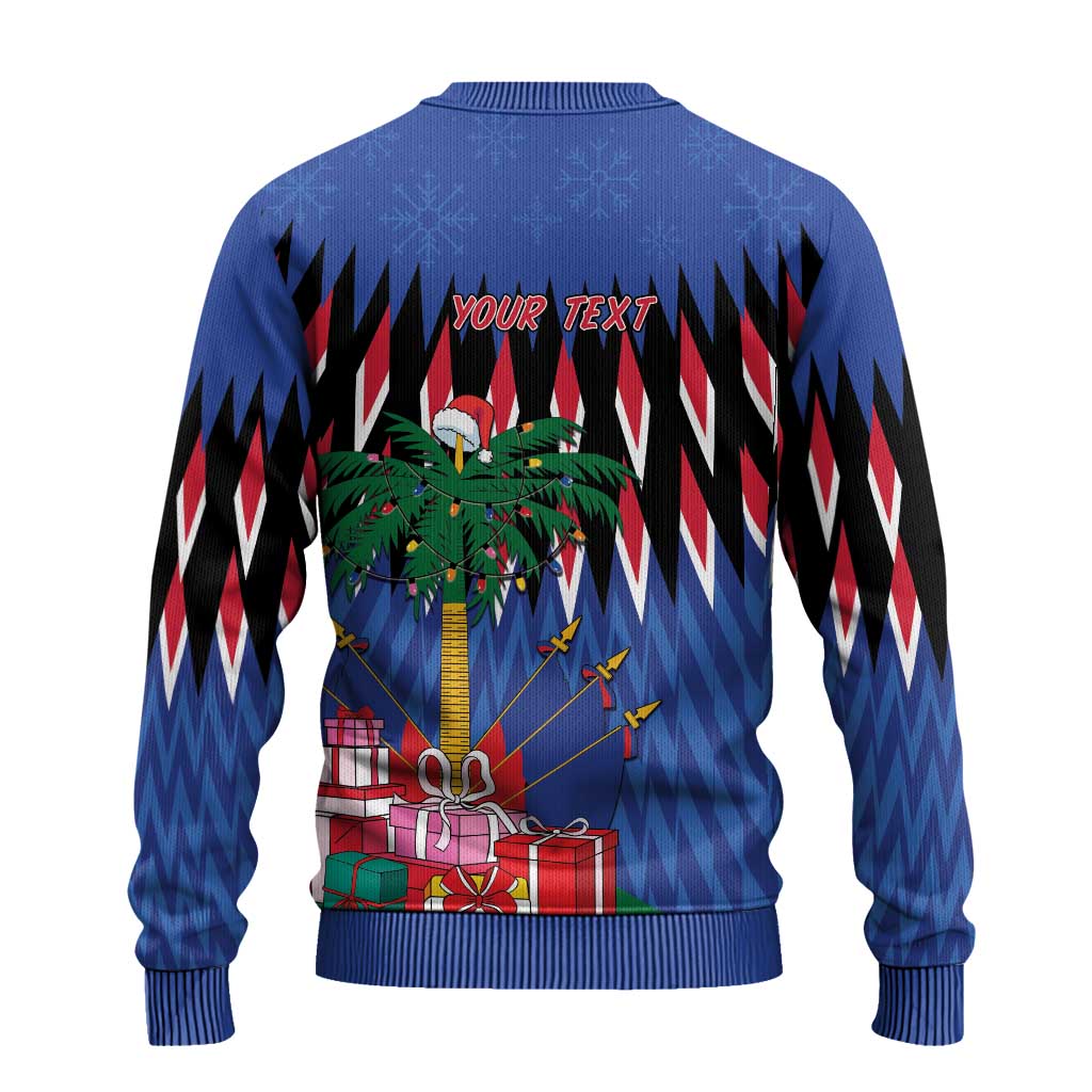 Haiti Afro Christmas Ugly Christmas Sweater Festive Vibes LT7
