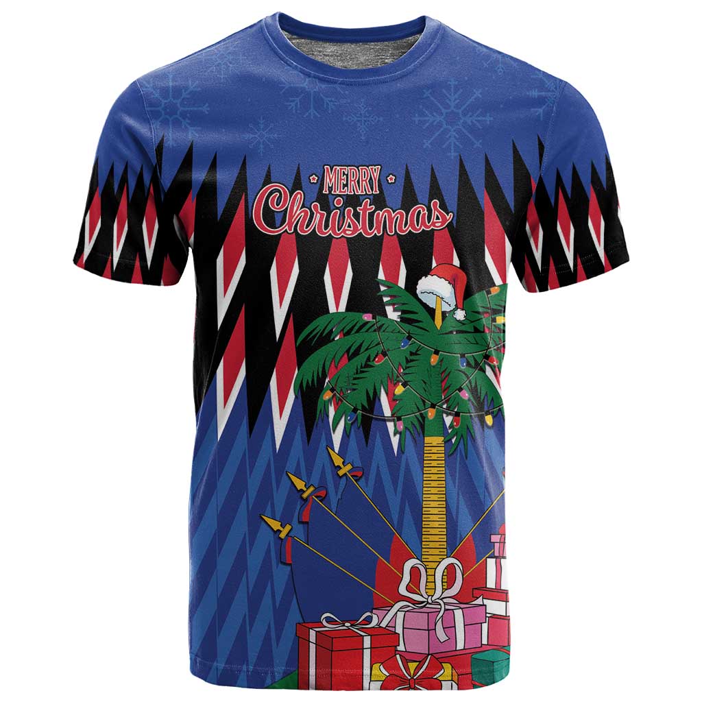 Haiti Afro Christmas Personalized T shirt Festive Vibes LT7