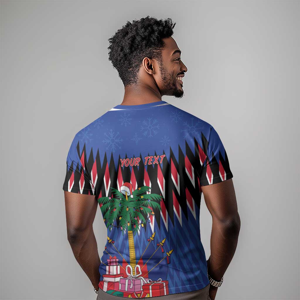 Haiti Afro Christmas Personalized T shirt Festive Vibes LT7