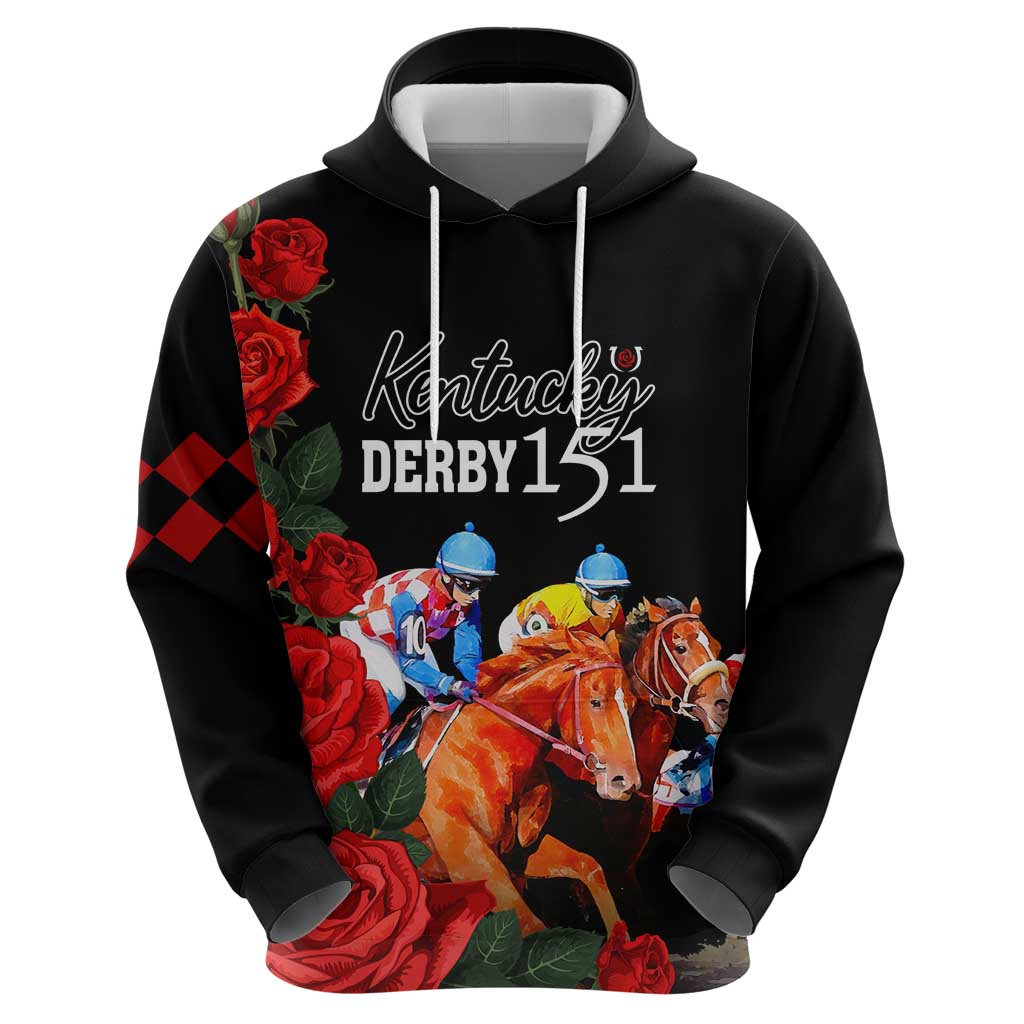 Horse Racing Custom Hoodie 151st Anniversary Race For the Roses LT7