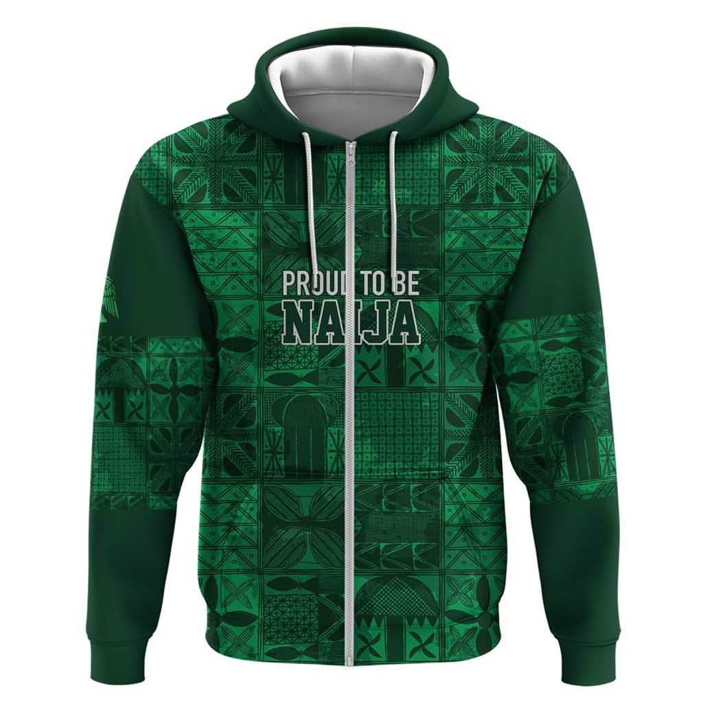 Nigeria Yoruba Adire Patterns Hoodie Proud To Be Naija LT7