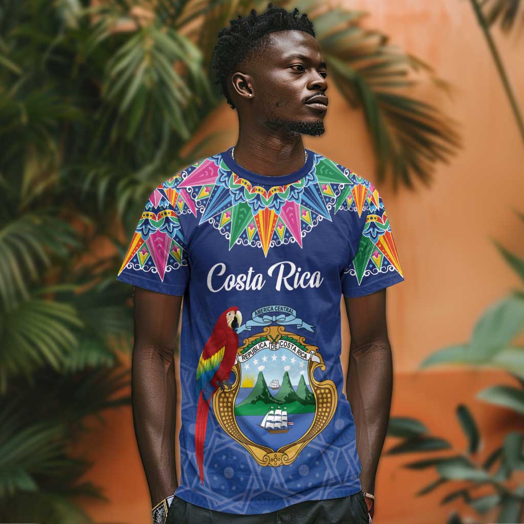 Pura Vida Costa Rica Personalized T shirt Oxcart Ornate Inspired LT7