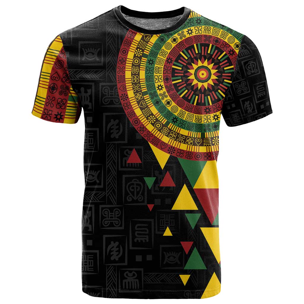 Personalized Adinkra Afro-Akan Culture T shirt Afrikan Colors LT7