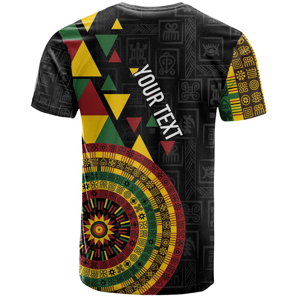 Personalized Adinkra Afro-Akan Culture T shirt Afrikan Colors LT7