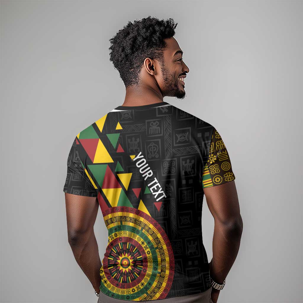 Personalized Adinkra Afro-Akan Culture T shirt Afrikan Colors LT7