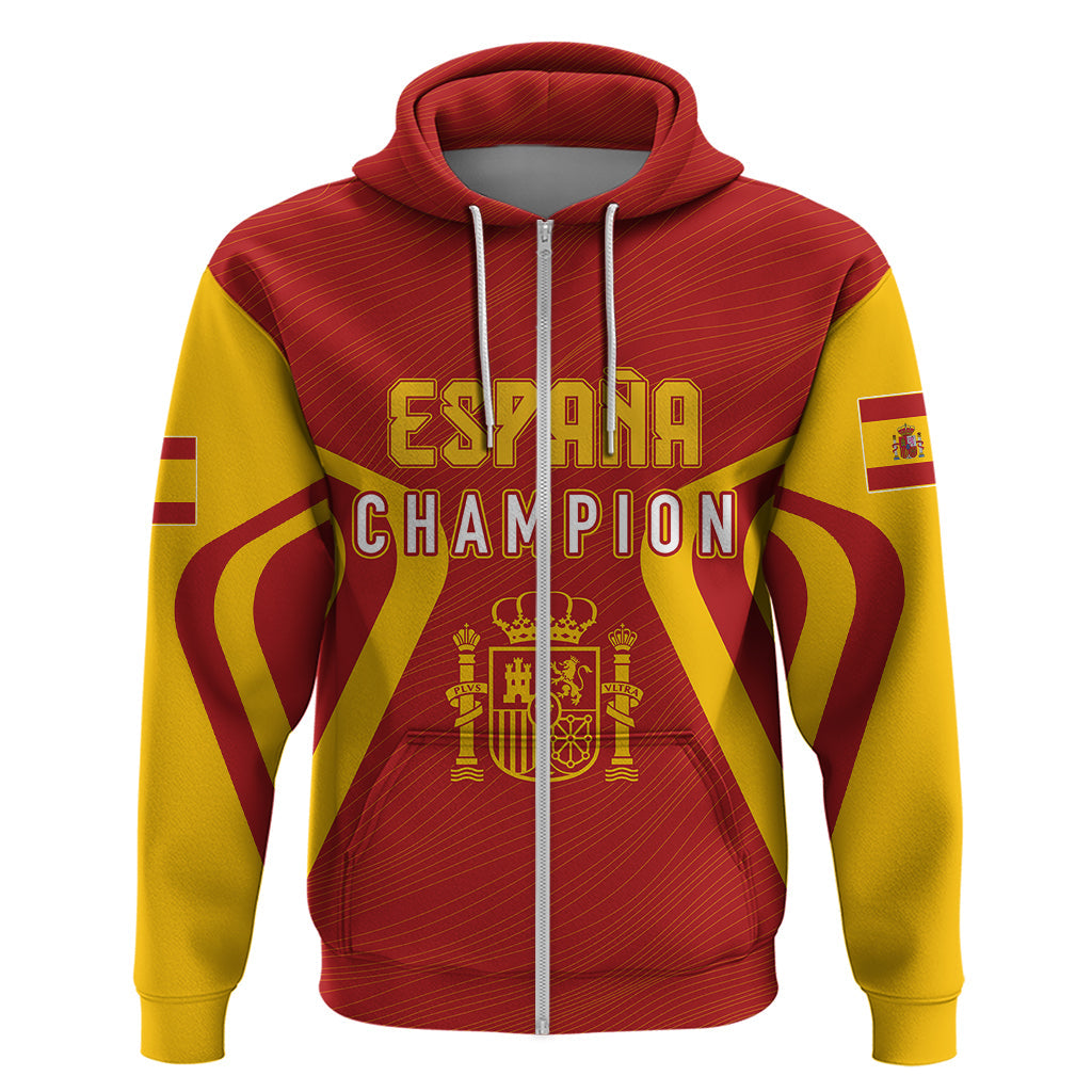 Personalised Spain Football Hoodie World Cup Campeona 2023 La Roja LT7