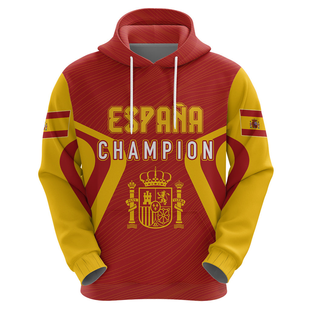 Personalised Spain Football Hoodie World Cup Campeona 2023 La Roja LT7