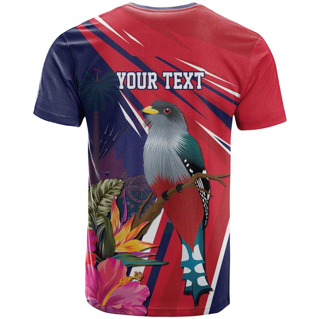 Haiti Personalized T shirt Hispaniolan Trogon Tropical Vibes LT7