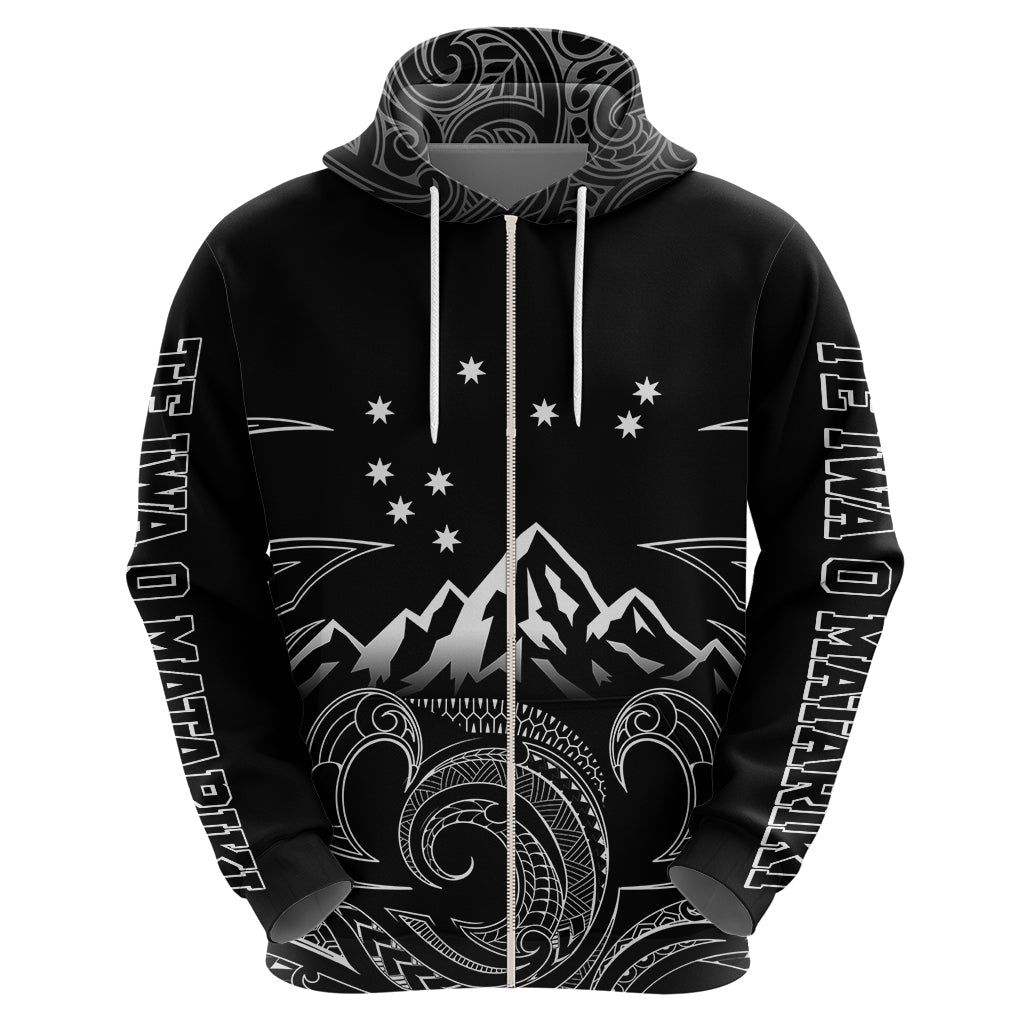 Personalised New Zealand Hoodie Maori Te Iwa o Matariki LT7