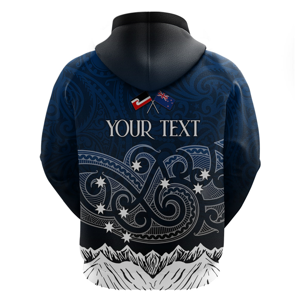 Personalised New Zealand Hoodie Matariki Maori Patterns - Gradient LT7