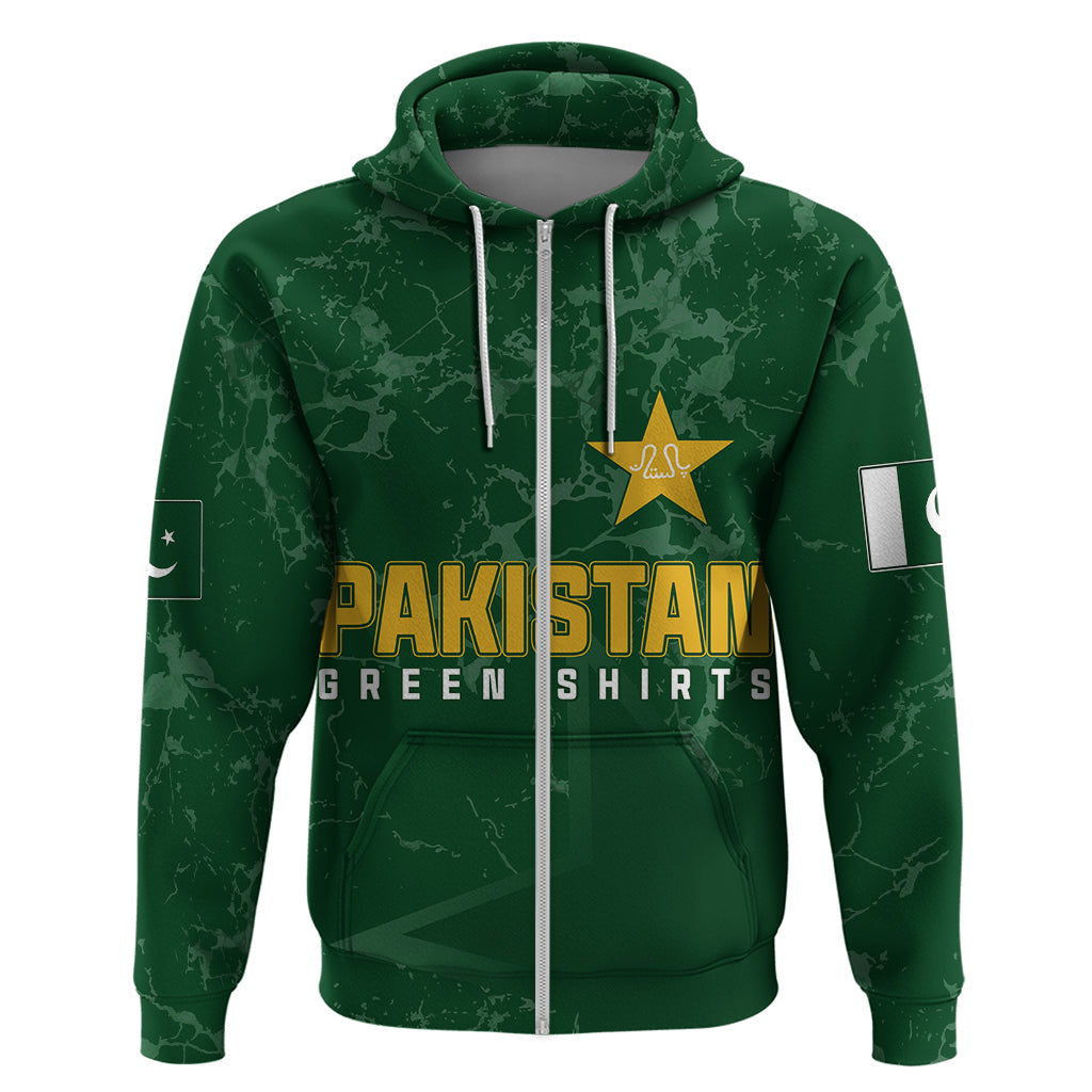 Personalised Pakistan Women Cricket Hoodie Marble Patterns LT7