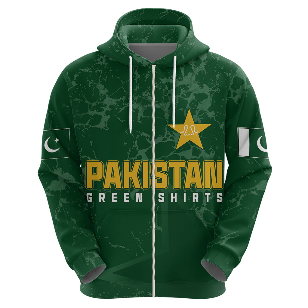 Personalised Pakistan Women Cricket Hoodie Marble Patterns LT7